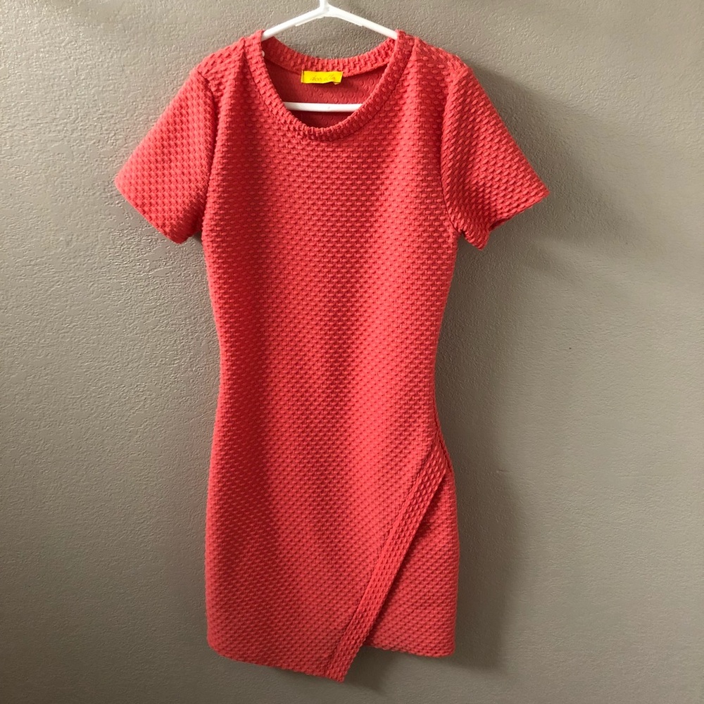 Dee Elle asymmetrical body con dress